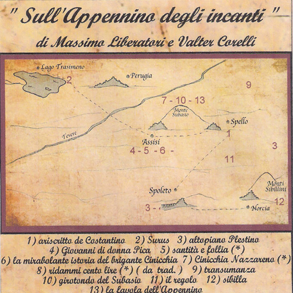 Copertina CD "Sull'appennino degli incanti"